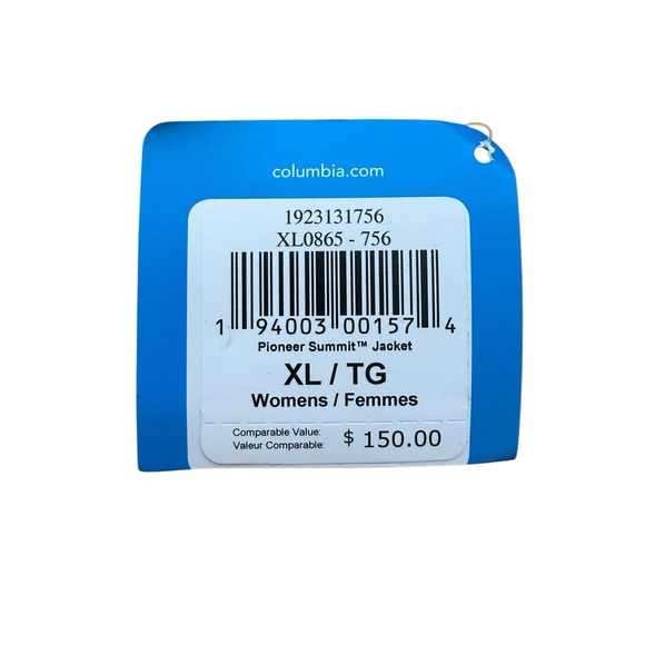 Columbia Pioneer Summit Women's Jacket XL Yellow XL0865-756 - Picture 2 of 4